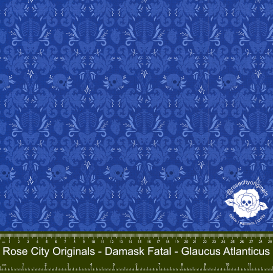 Damask Fatale - By-The-Yard - Glaucus Atlanticus