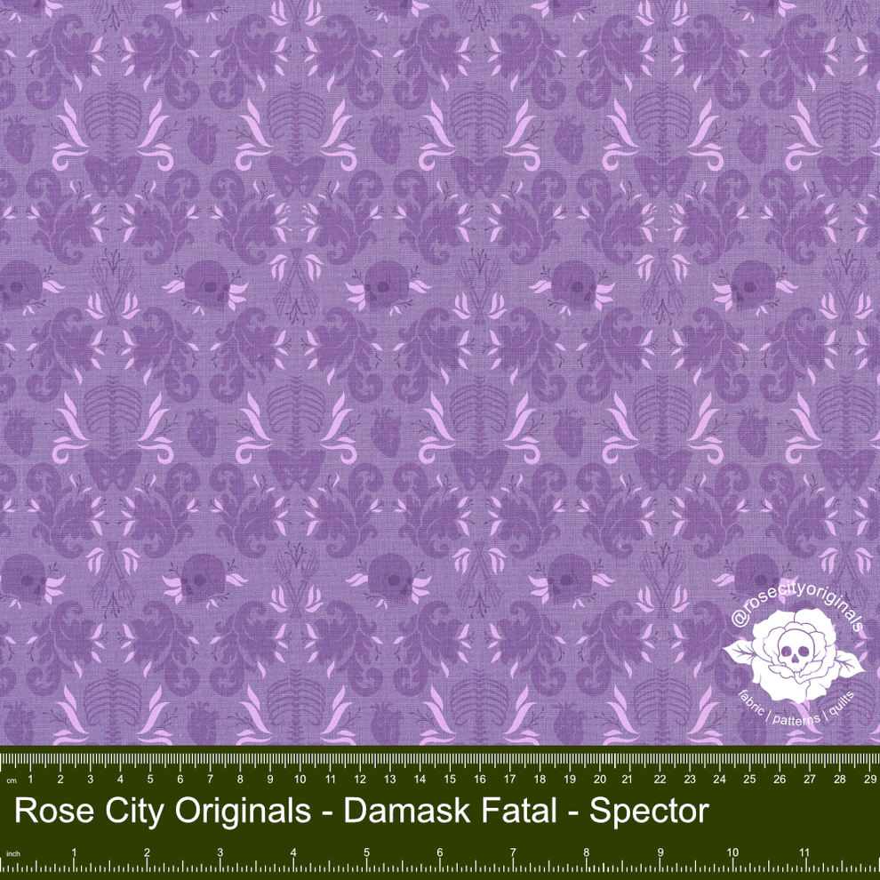 Damask Fatale - By-The-Yard - Spector – RoseCityOriginals