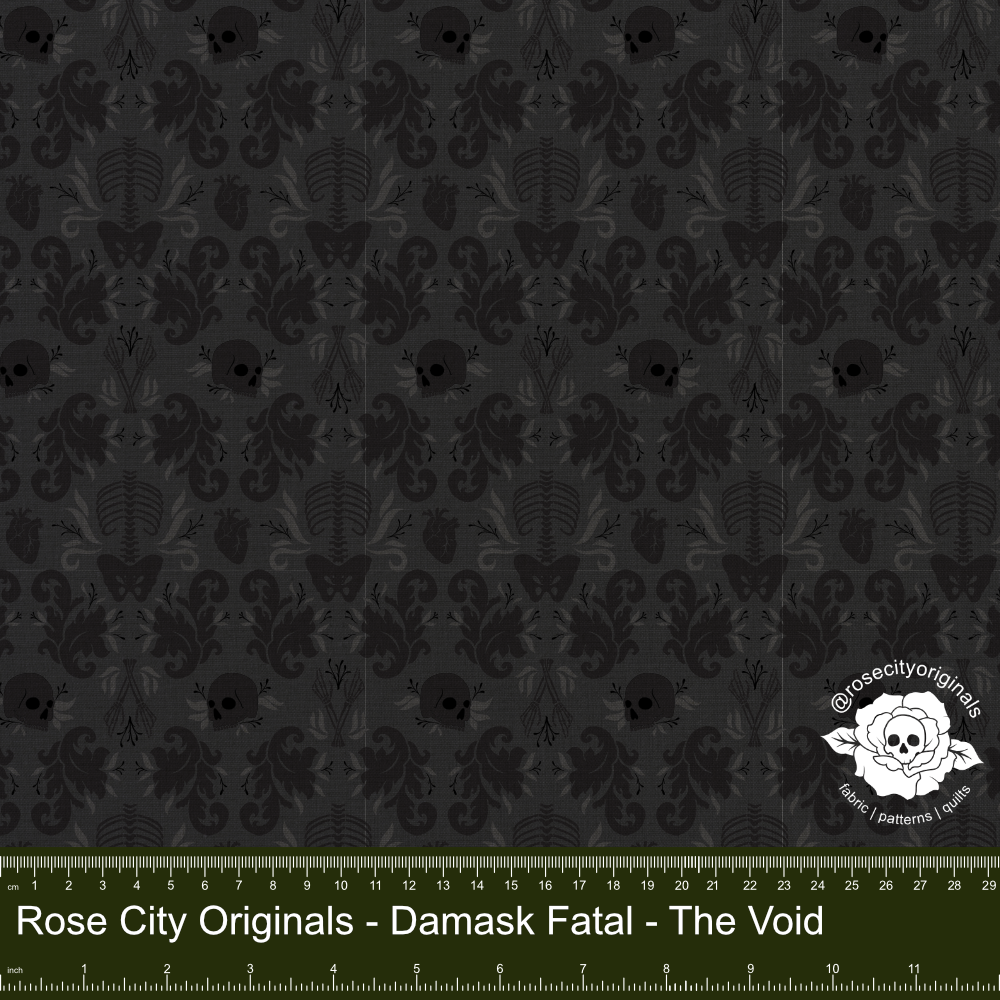 Damask Fatale - By-The-Yard - The Void