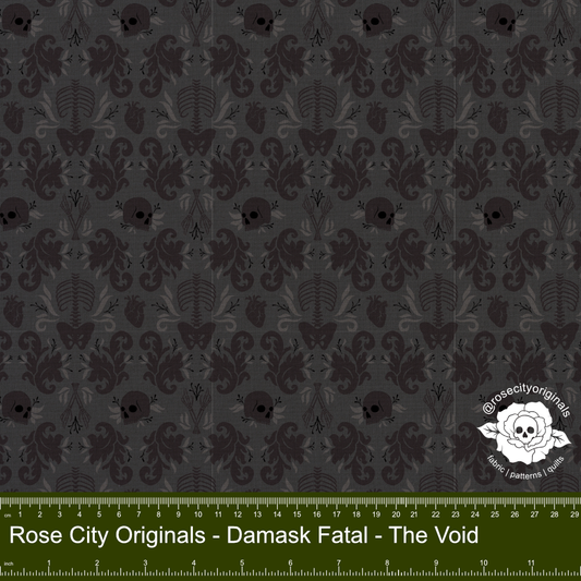 Damask Fatale - By-The-Yard - The Void