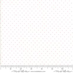 Moda - Essential Dots - White / Baby Pink