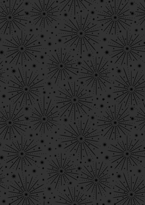 Lewis & Irene - Tiny Tonals - Black on Black Starburst