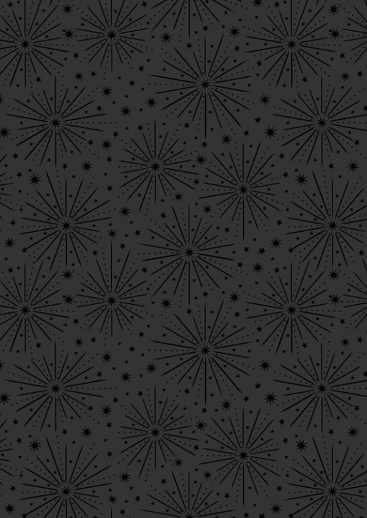 Lewis & Irene - Tiny Tonals - Black on Black Starburst
