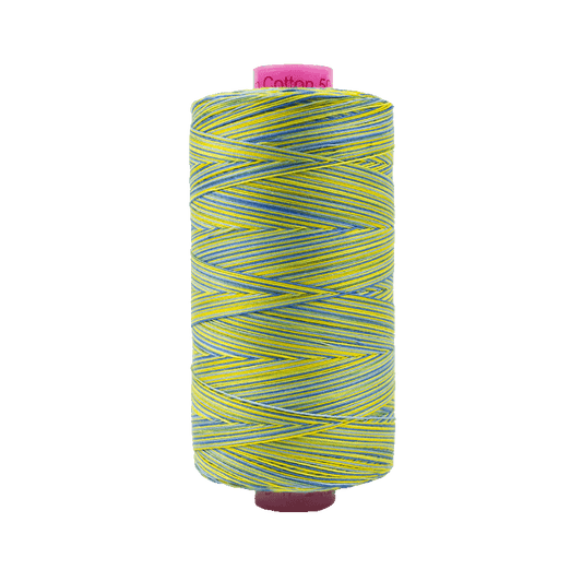 Wonderfil Tutti Variegated Cotton 50wt Thread - TU02 - Bright Day (1000m / 1094yd)