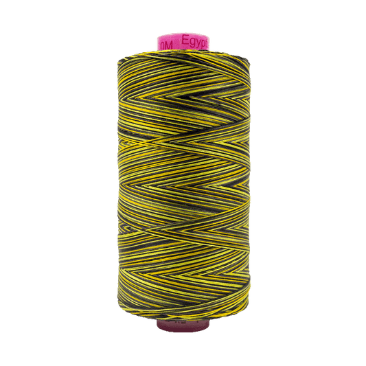 Wonderfil Tutti Variegated Cotton 50wt Thread - TU04 - Bumblebee (1000m / 1094yd)