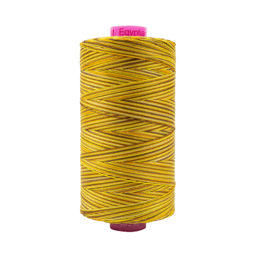 Wonderfil Tutti Variegated Cotton 50wt Thread - TU06 - Sunflower (1000m / 1094yd)