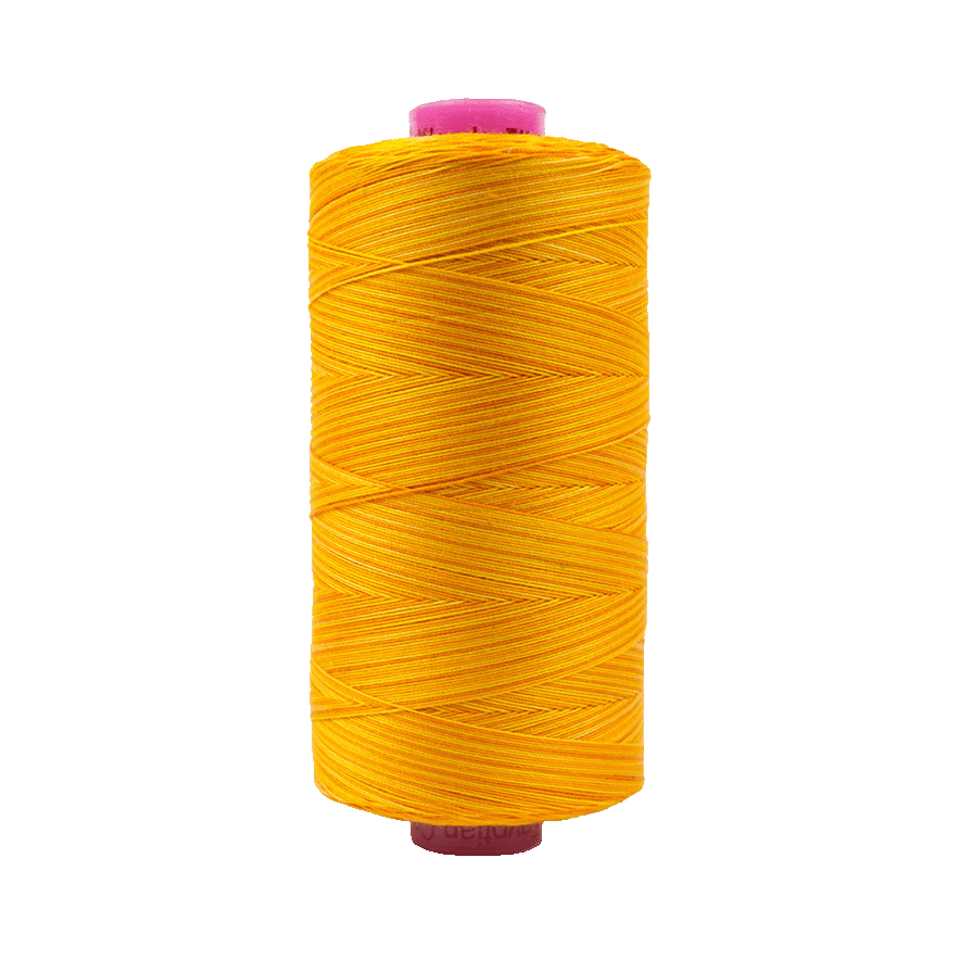 Wonderfil Tutti Variegated Cotton 50wt Thread - TU07 - Oranges (1000m / 1094yd)