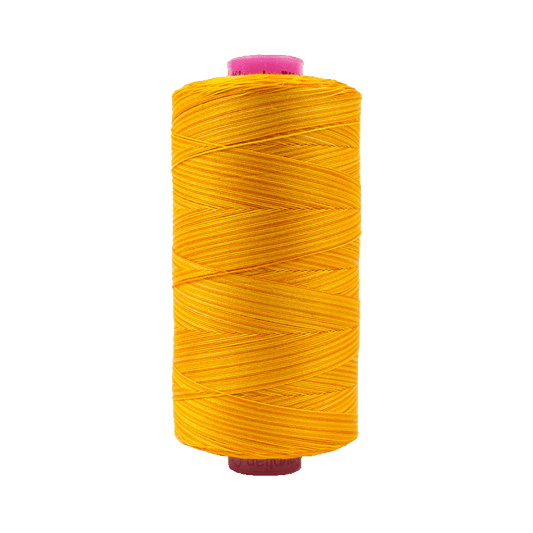 Wonderfil Tutti Variegated Cotton 50wt Thread - TU07 - Oranges (1000m / 1094yd)