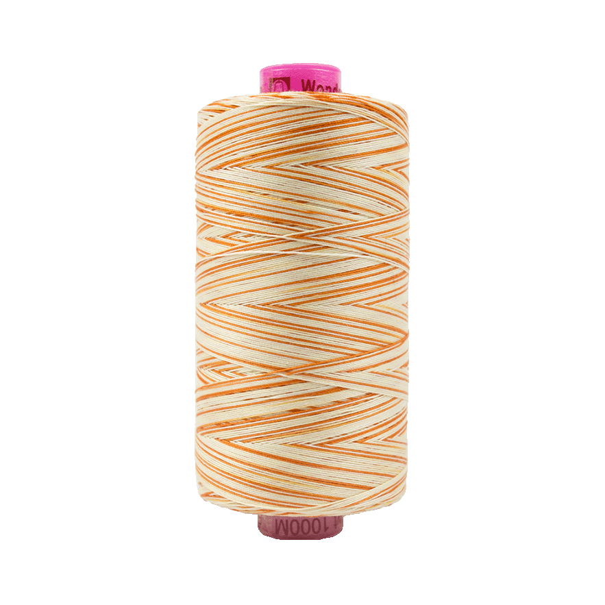 Wonderfil Tutti Variegated Cotton 50wt Thread - TU08 - Sweet Potato (1000m / 1094yd)