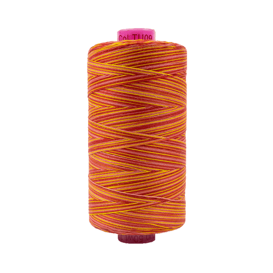 Wonderfil Tutti Variegated Cotton 50wt Thread - TU09 - Serenade (1000m / 1094yd)