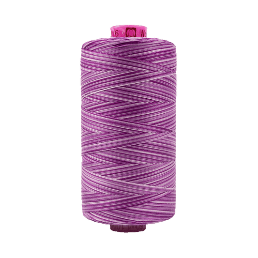 Wonderfil Tutti Variegated Cotton 50wt Thread - TU16 - Grapes (1000m / 1094yd)