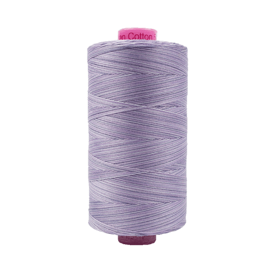 Wonderfil Tutti Variegated Cotton 50wt Thread - TU19 - Lavender (1000m / 1094yd)