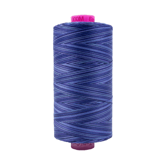 Wonderfil Tutti Variegated Cotton 50wt Thread - TU20 - Storm (1000m / 1094yd)