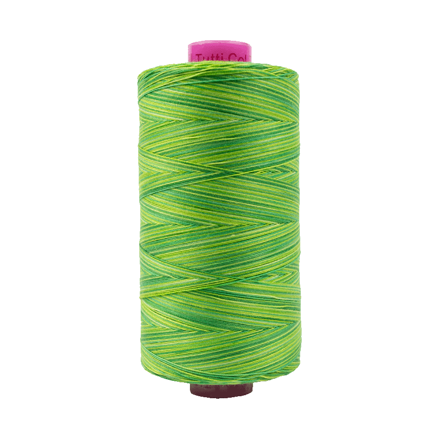 Wonderfil Tutti Variegated Cotton 50wt Thread - TU30 - Leaves (1000m / 1094yd)