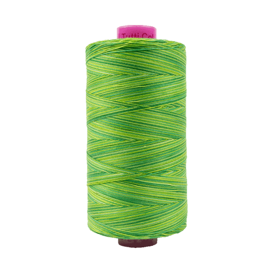 Wonderfil Tutti Variegated Cotton 50wt Thread - TU30 - Leaves (1000m / 1094yd)