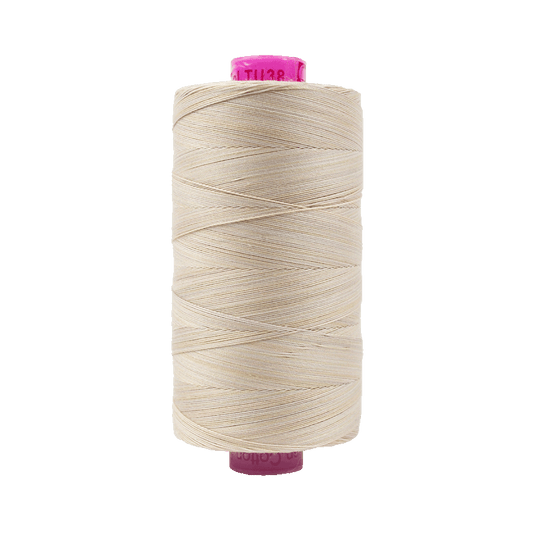 Wonderfil Tutti Variegated Cotton 50wt Thread - TU38 - Wheat (1000m / 1094yd)