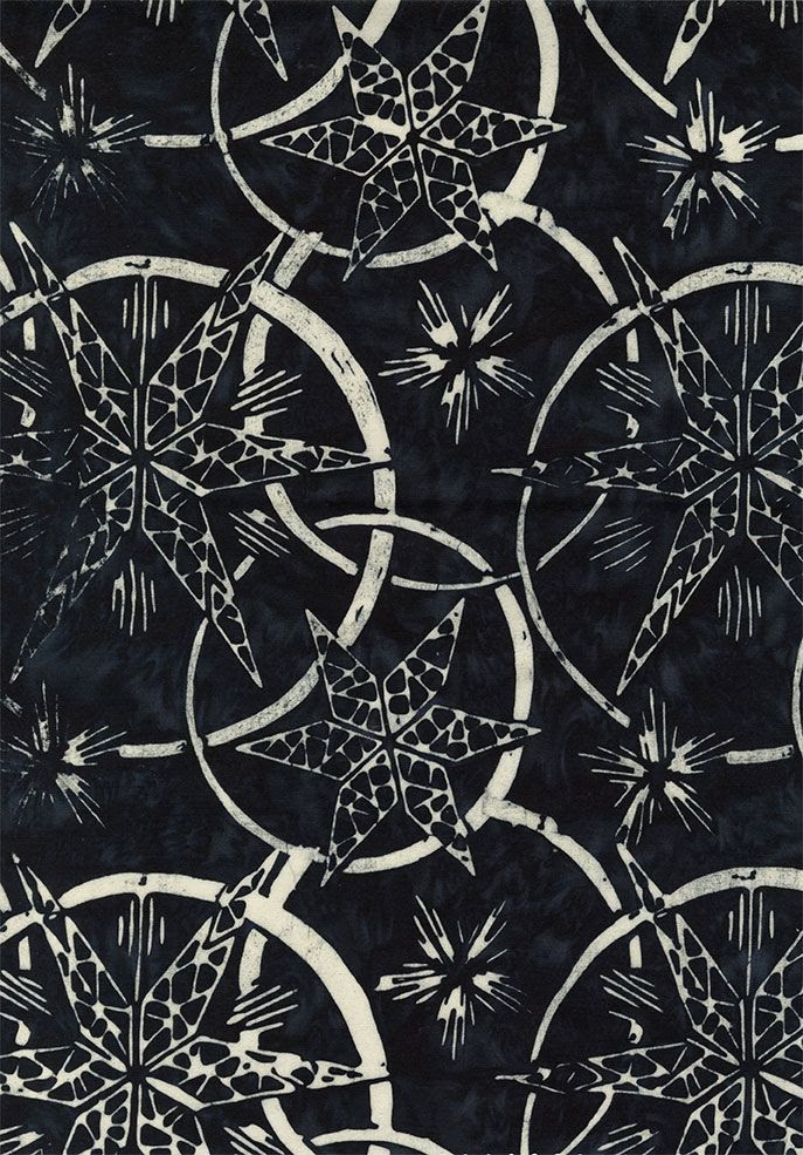 Timeless Treasures -  Tonga Batiks - Sonic Stars and Rings