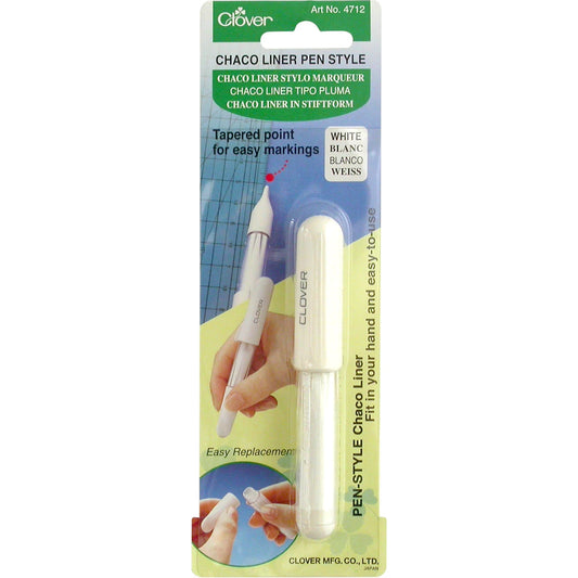 Clover Chaco Liner - Chalk Marker - White