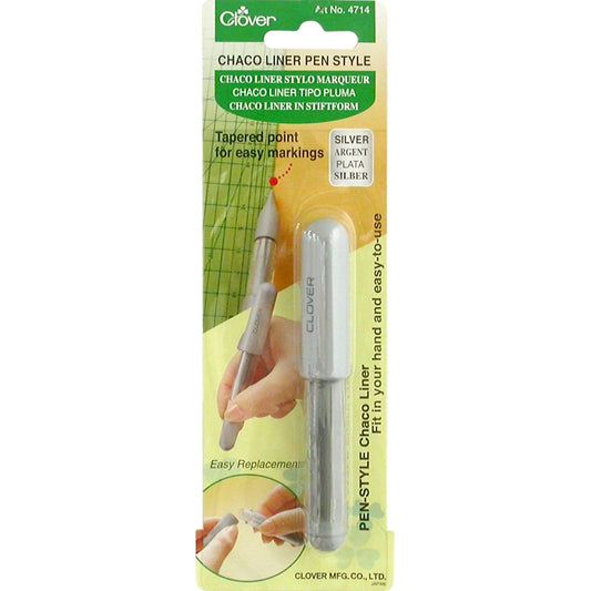 Clover Chaco Liner - Chalk Marker - Silver