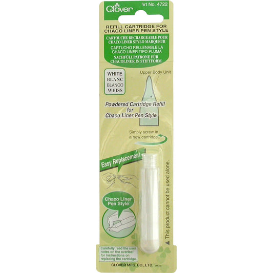 Clover Chaco Liner - Chalk Marker REFILL - White