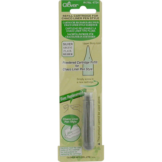 Clover Chaco Liner - Chalk Marker REFILL - Silver