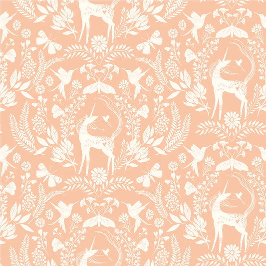 Poppie Cotton - Unicorn Dreams - Enchanted (Peach)