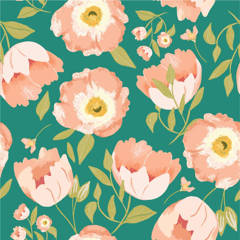 Poppie Cotton - Unicorn Dreams - Fanciful (Emerald)