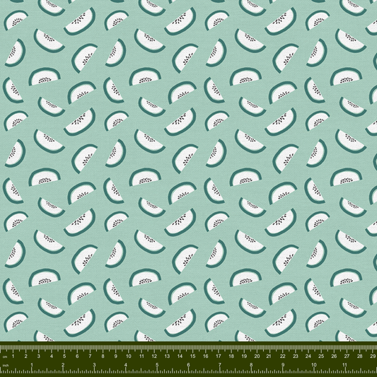 Bargain Basement Fabric - Fruity - Kiwi (Mint) by PBS Fabrics