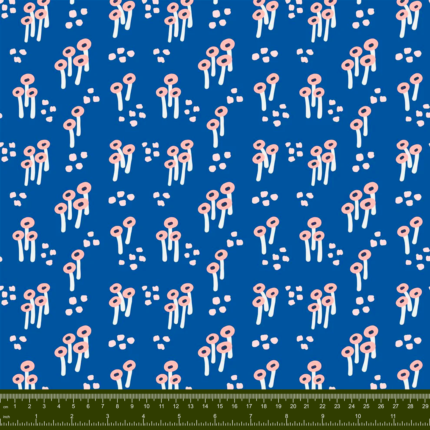 Bargain Basement Fabric - Garden Glory - Mush (Blue/Peach) by PBS Fabrics