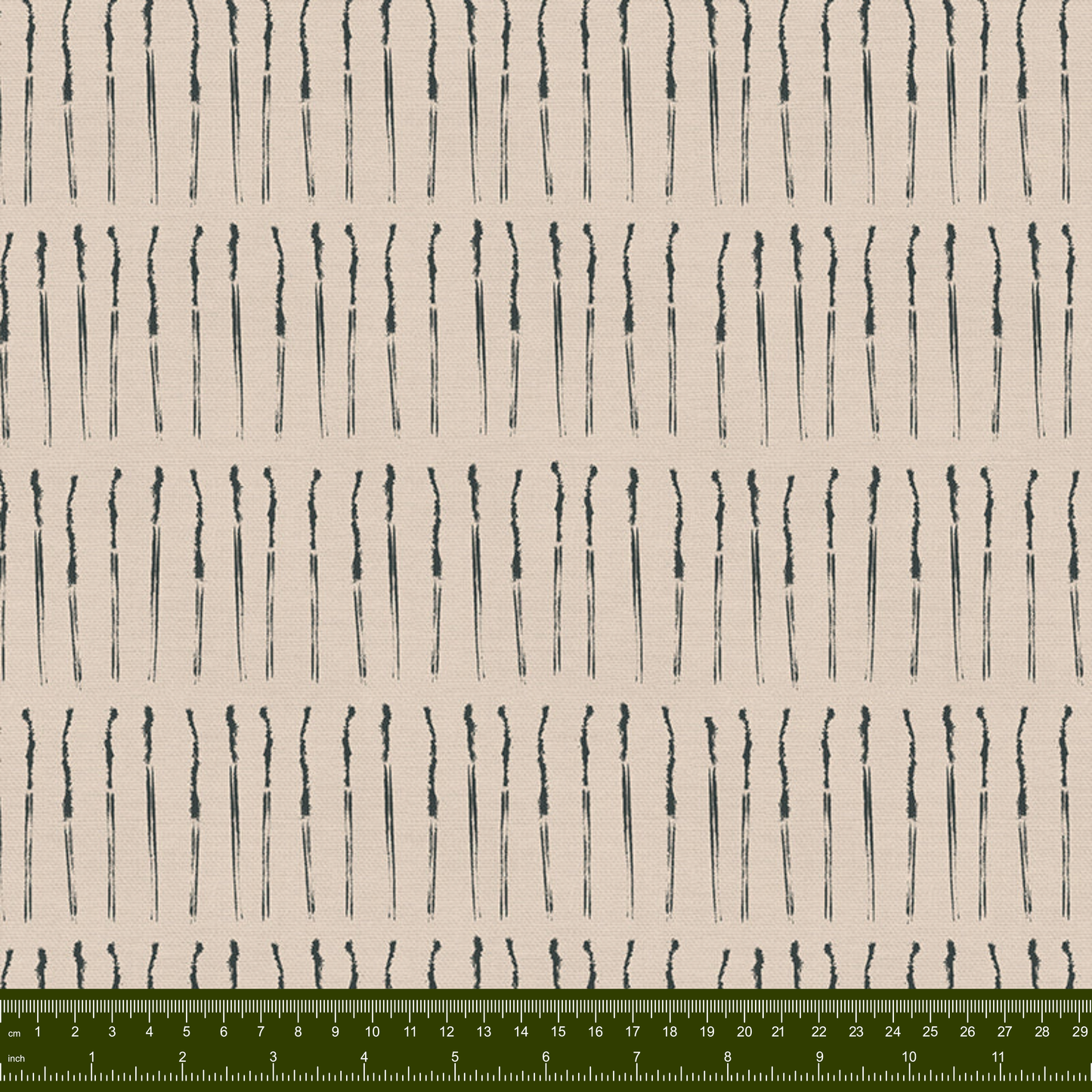 Bargain Basement Fabric - Love Struck - Attention (Ivory)  by PBS Fabrics