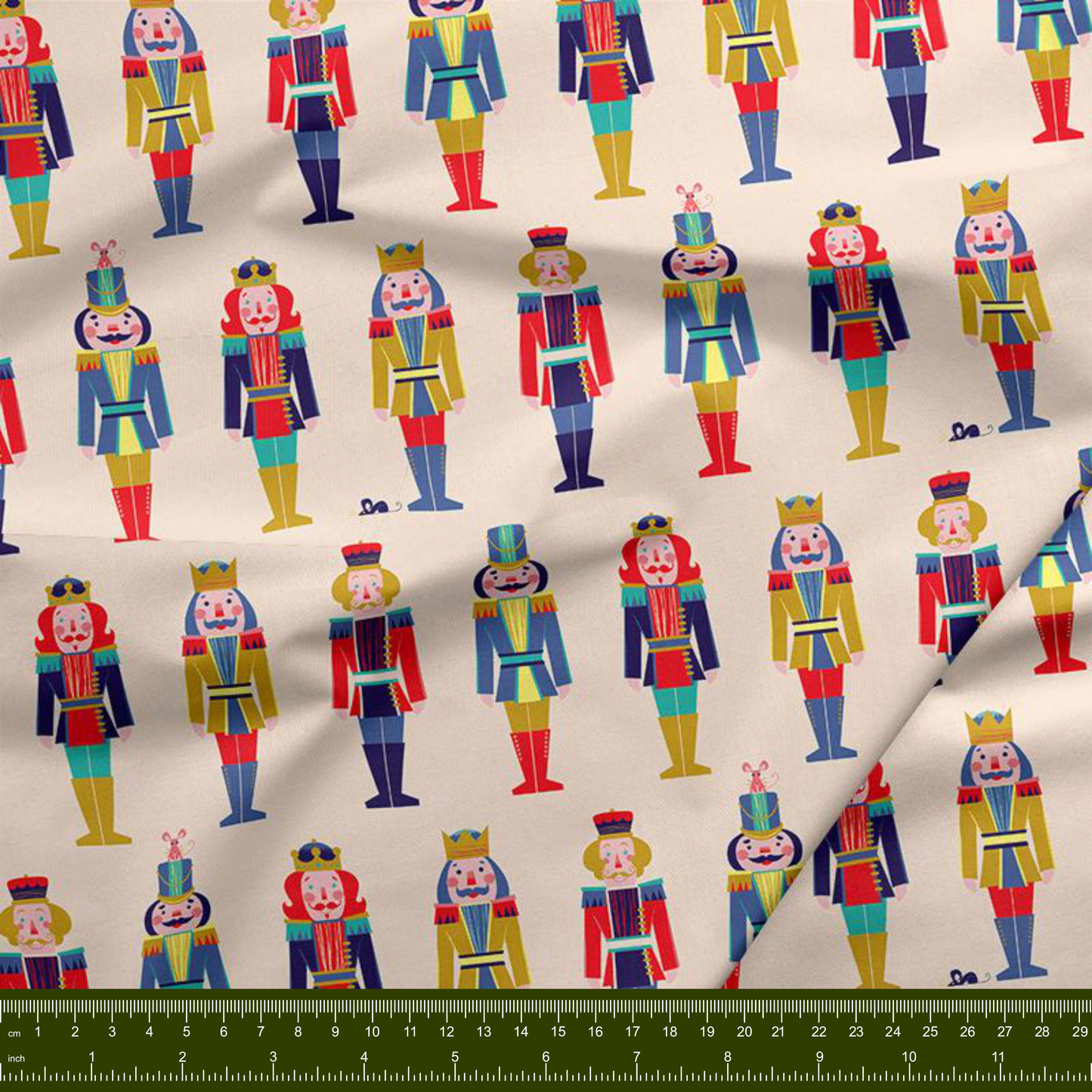 Bargain Basement Fabric - Night of the Nutcracker - Nutcrackers by PBS Fabrics