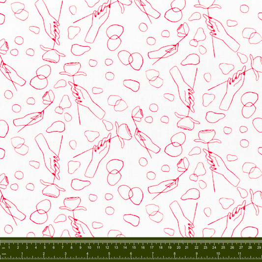 Bargain Basement Fabric - Sailor Mary - Roses by PBS Fabrics