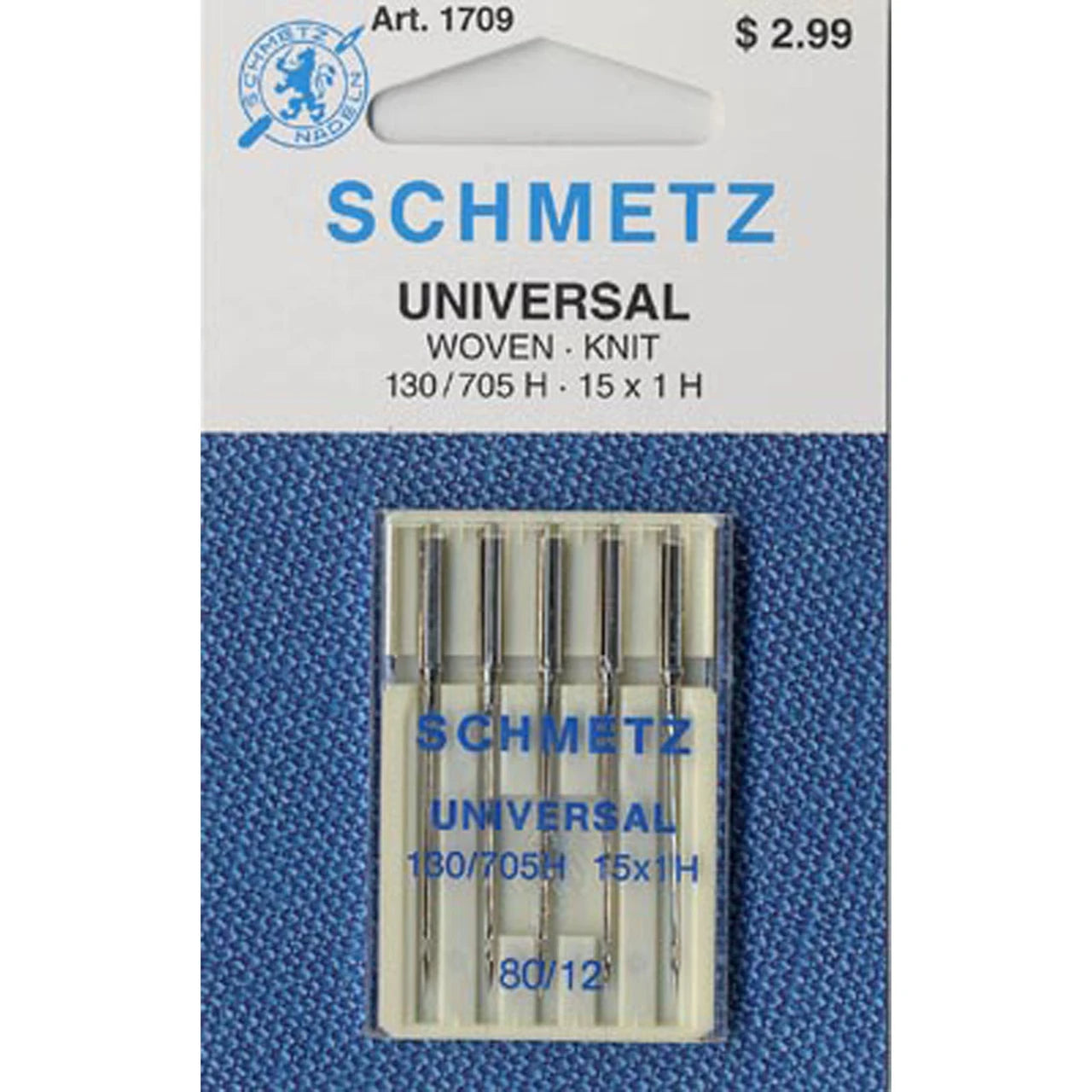 Schmetz - Universal Sewing Machine Needles - Size 80/12 (5 PC)