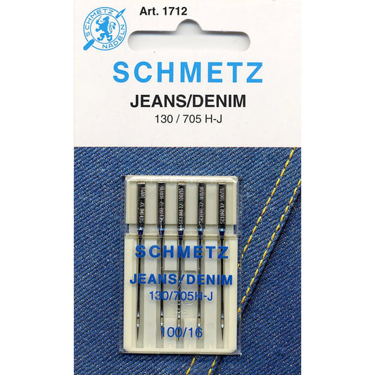 Schmetz - Denim Sewing Machine Needles - Size 100/16 (5 PC)
