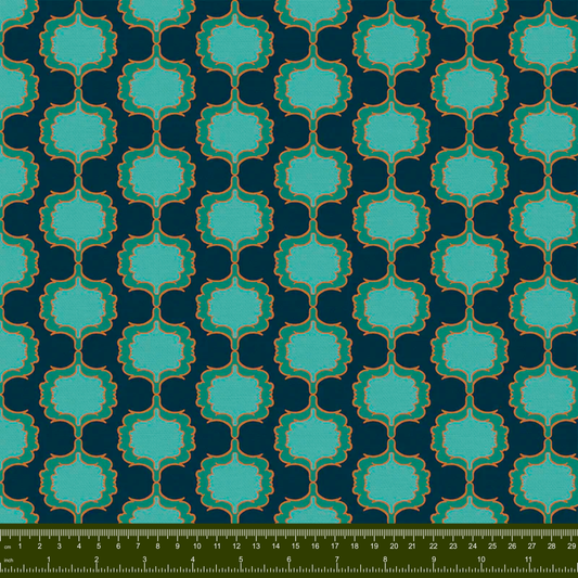 Bargain Basement Fabric - Tropical Dynasty - Damask by PBS Fabrics